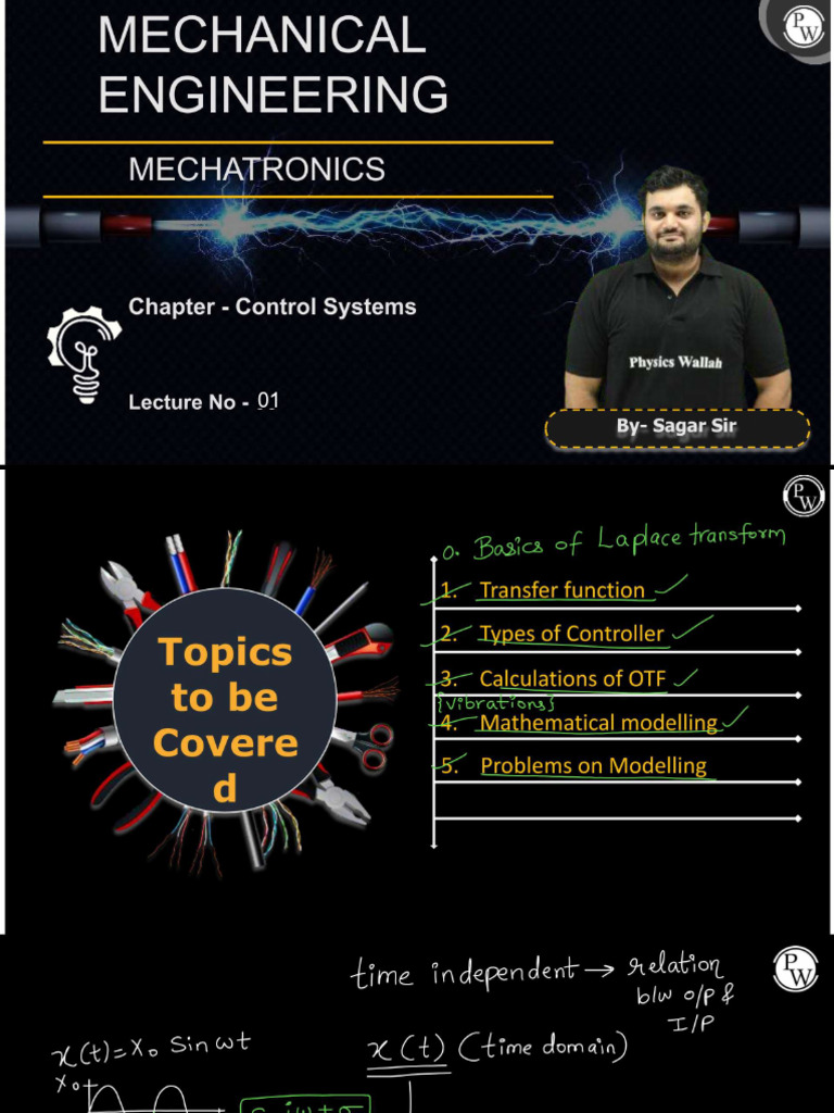 Control Systems 01 - Class Notes | PDF