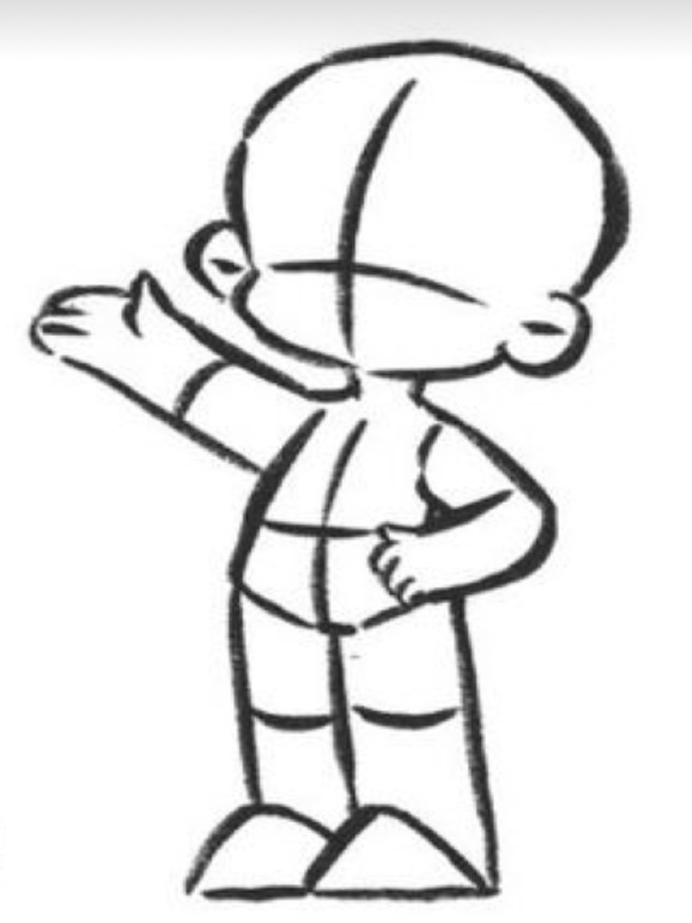 Dibujo Base para Personaje Humano Chibby | PDF