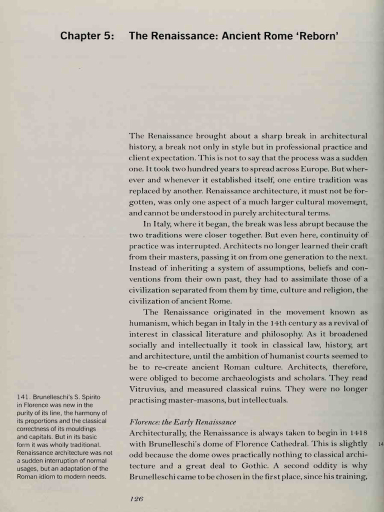 Renaissance Architecture: A New Era | PDF | Architectural Design ...