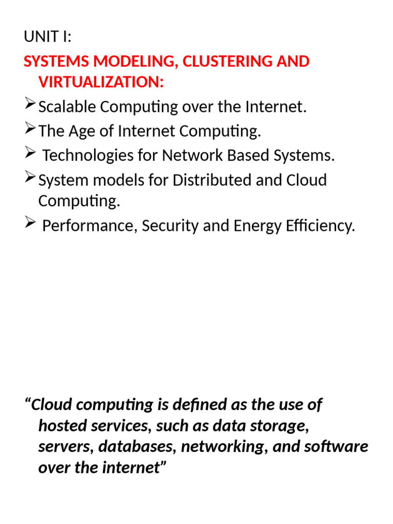 Cloud Computing: Models and Technologies | PDF | Cloud Computing ...