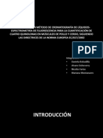 Determinación de Quinolonas Usando HPLC y Un Detector de Fluorescencia (Presentación)