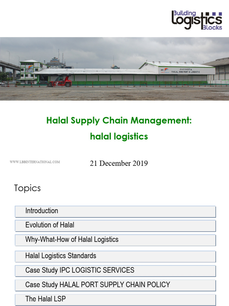 Halal Supply Chain Management Guide | PDF | Cargo | Logistics