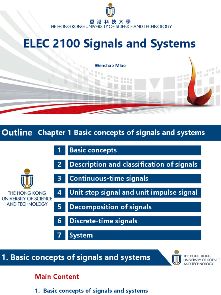 Signals and Systems Overview | PDF | Discrete Time And Continuous Time ...