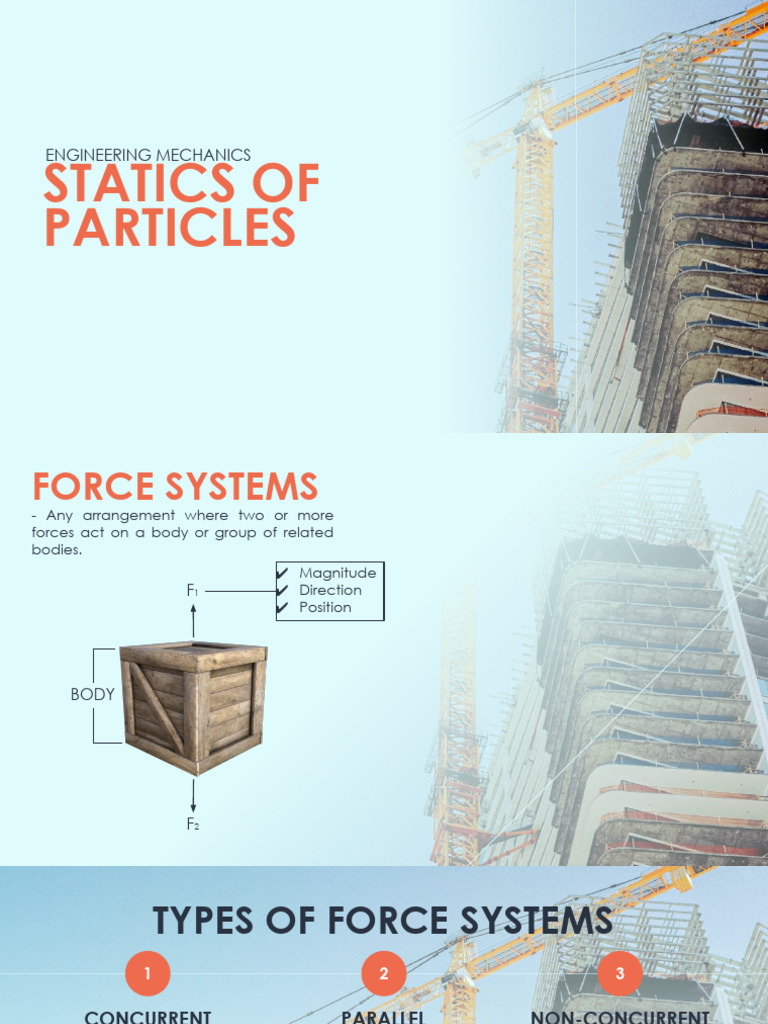 Force Systems and Equilibrium in Mechanics | PDF | Force | Euclidean Vector