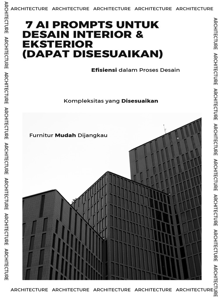 7 Prompt AI untuk Desain Rumah | PDF