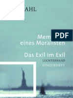 Sahl Einleseheft