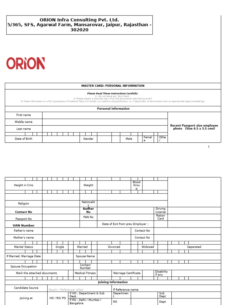 .Pending 1760149426 Joining Report Orion | PDF