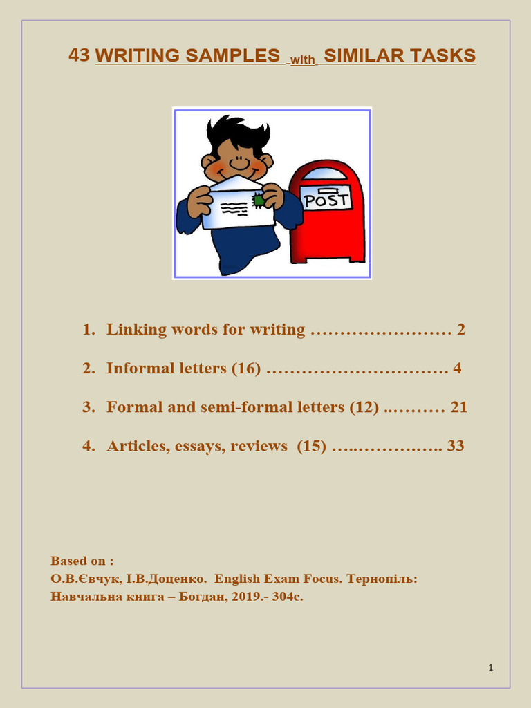 Writing Samples: Letters and Essays | PDF | Chess Theory | Chess