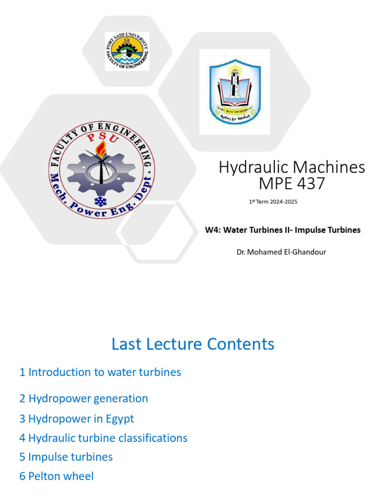 Water Turbines: Impulse Turbines Overview | PDF | Turbine | Mechanical ...