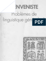 34- Problemes de Linguistique Generale t1 t2 Benveniste