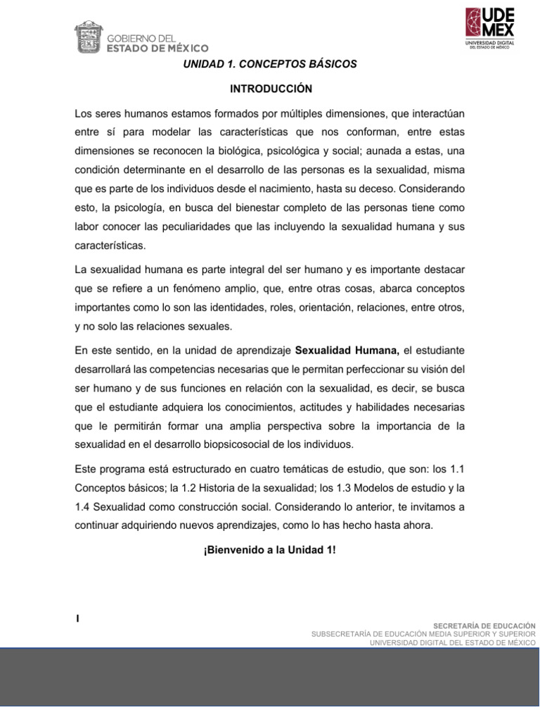Conceptos Básicos de Sexualidad Humana | PDF | Género | Estudios de género