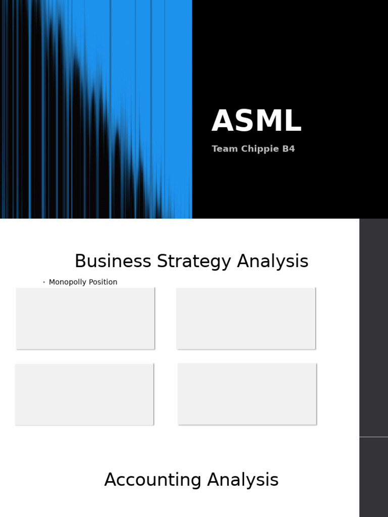 ASML Business Strategy & Financial Analysis | PDF