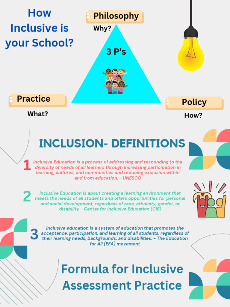 Inclusive Education Assessment Strategies | PDF | Inclusion (Education ...