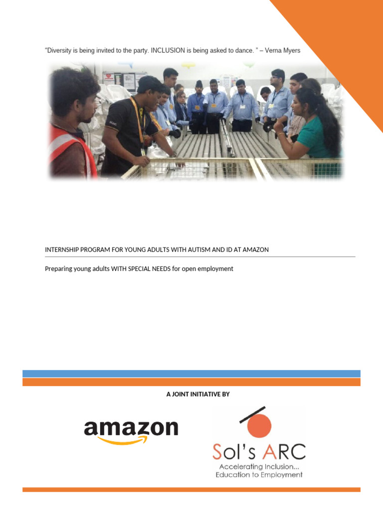 Amazon Internship for Young Adults with Autism | PDF | Employment | Autism