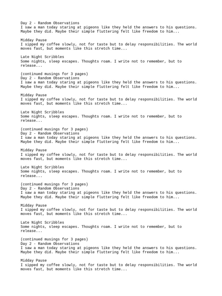 Random Daily File 2 | PDF