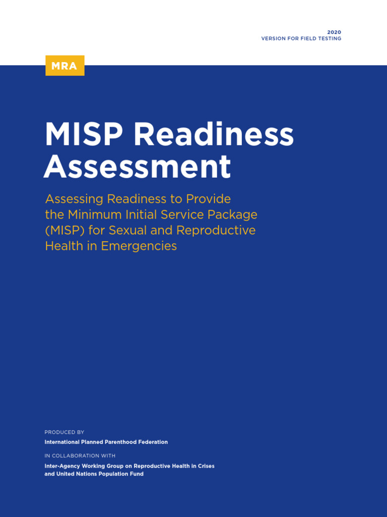 MISP Readiness Assessment Guide | PDF | Disaster Risk Reduction | Risk