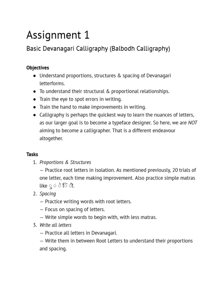 Assignments For RImjhim-5 | PDF | Calligraphy | Pen