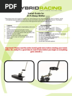 Download Hybrid Racing Z3 K-Swap Shifter Install Guide by Hybrid Racing SN93143871 doc pdf