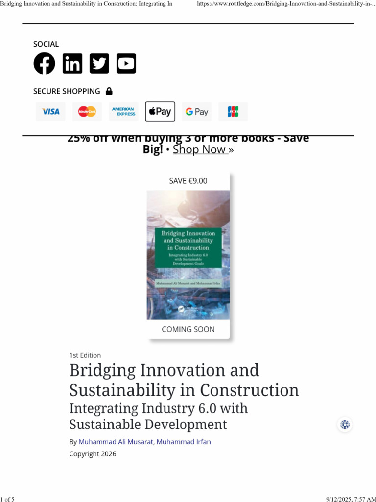 Bridging Innovation and Sustainability in Construction - Integrating ...
