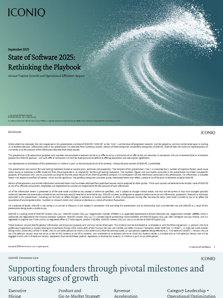 ICONIQ State of Software 2025 Report | PDF | Limited Liability ...