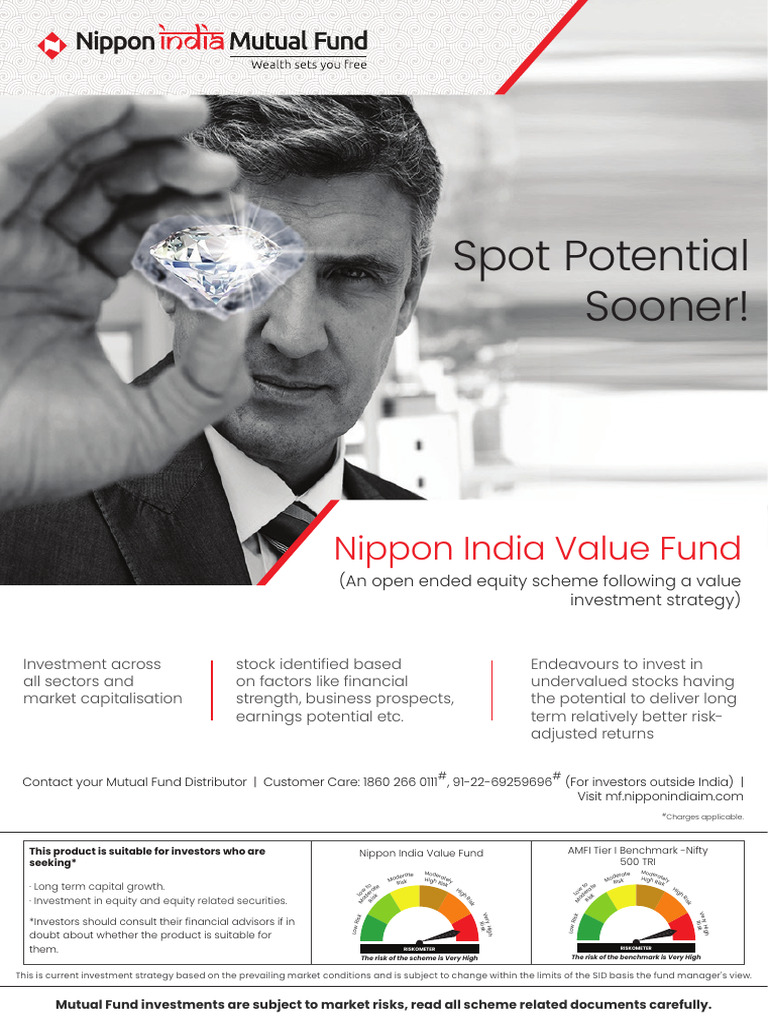 Nippon India Value Fund Overview | PDF | Investing | Investment Management