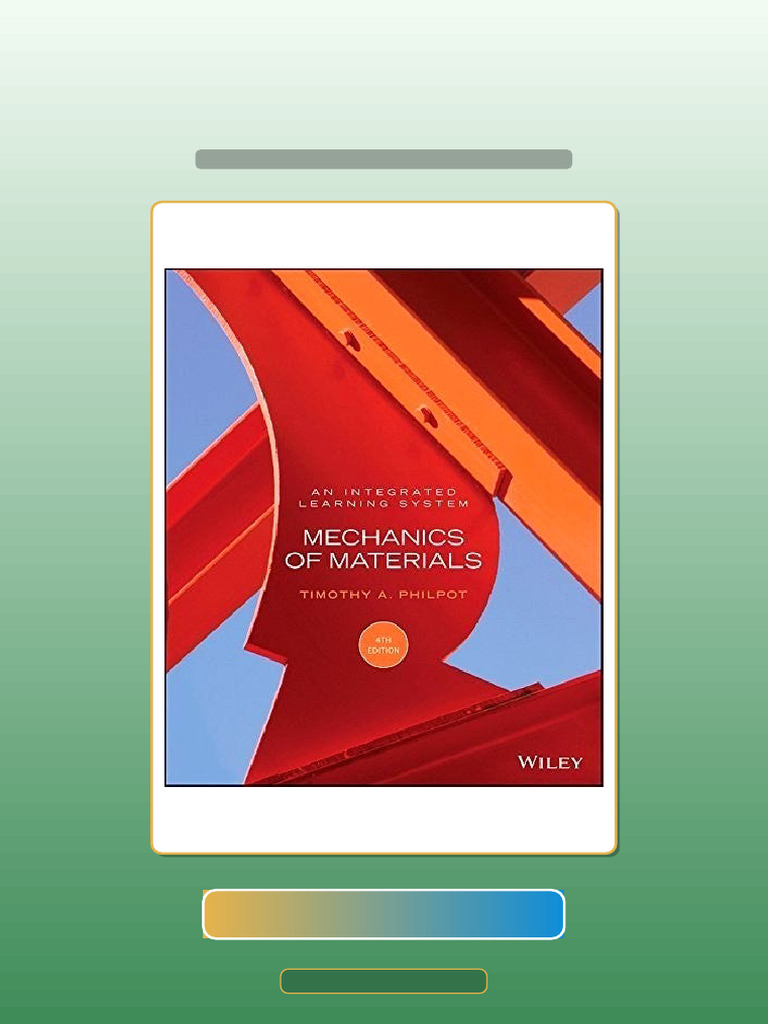 Mechanics of Materials An Integrated Learning System 4th Ebook and ...
