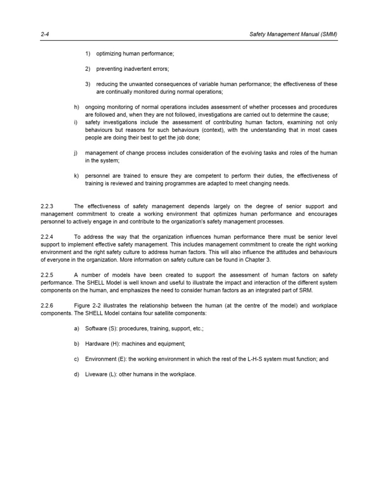 Human Factors in Safety Management | PDF | Risk | Occupational Safety ...