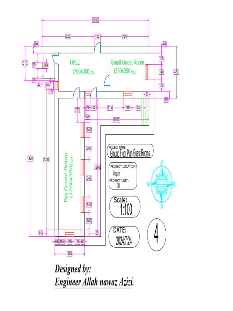 Moqure Guest Room Floor Plan | PDF