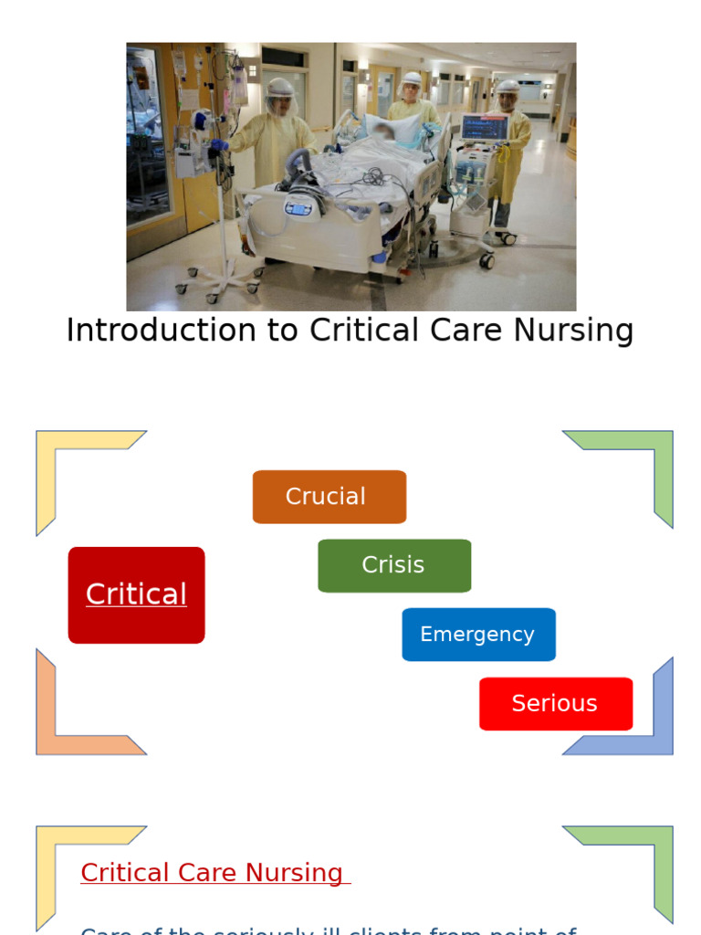 Overview of Critical Care Nursing | PDF | Intensive Care Medicine ...