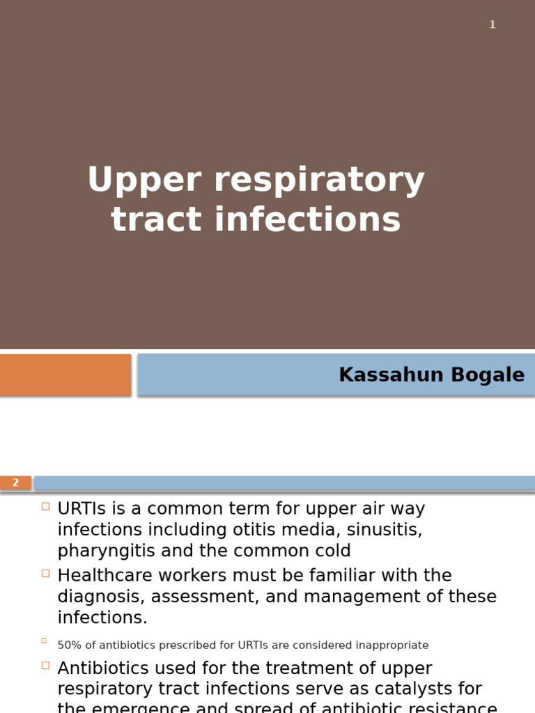 Upper Respiratory Tract Infections | PDF | Clinical Medicine | Medical ...