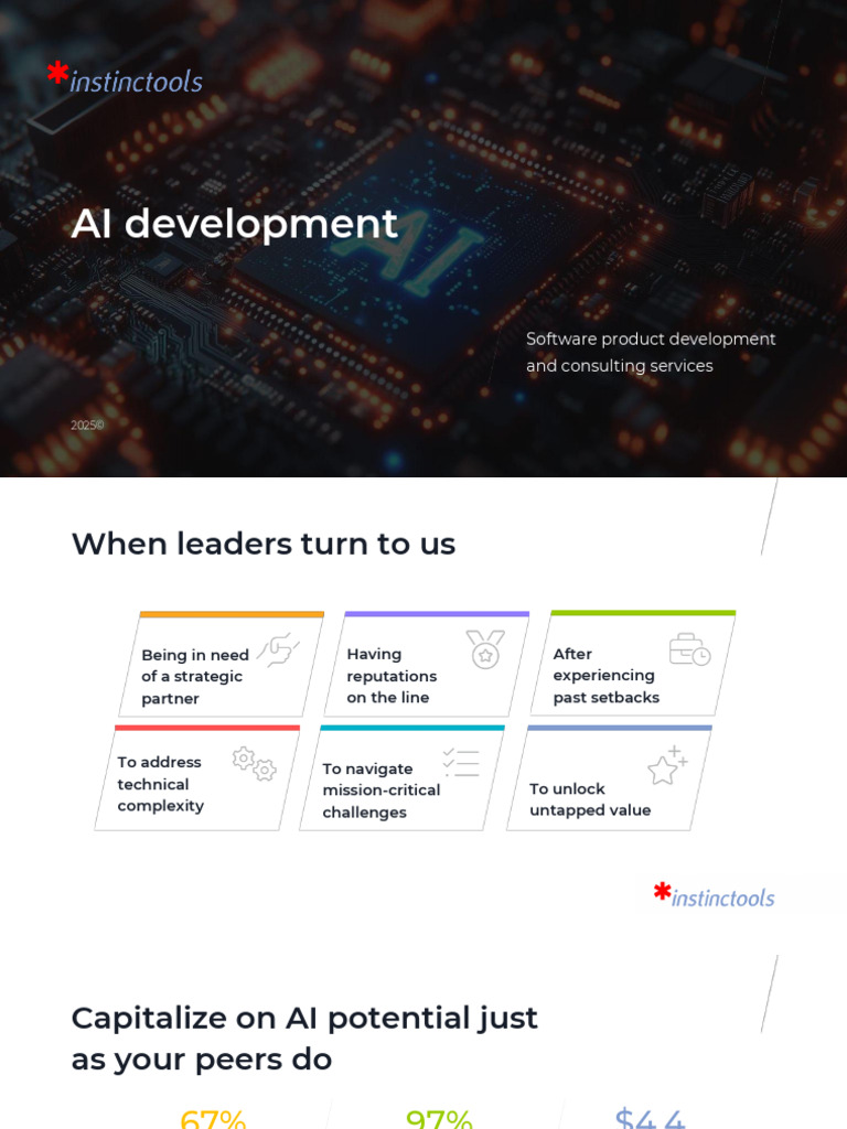 AI Development and Consulting Services | PDF | Artificial Intelligence ...