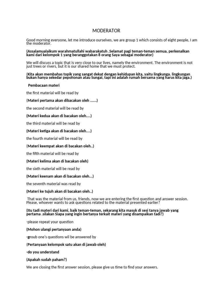 MODERATOR-WPS Office | PDF