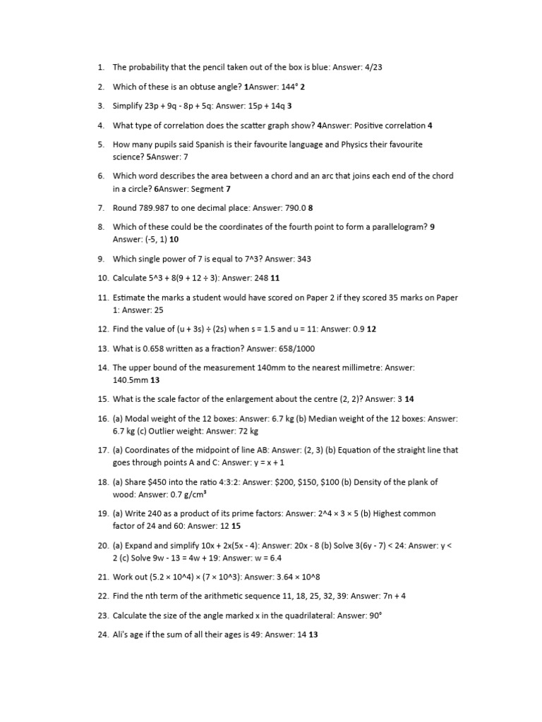 Math 3 | PDF