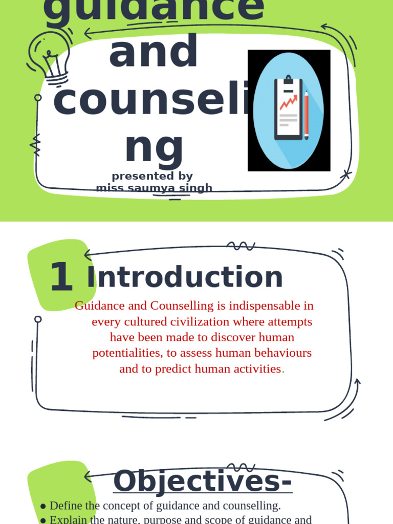 Guidance and Counselling Overview | PDF | Psychotherapy | Psychology