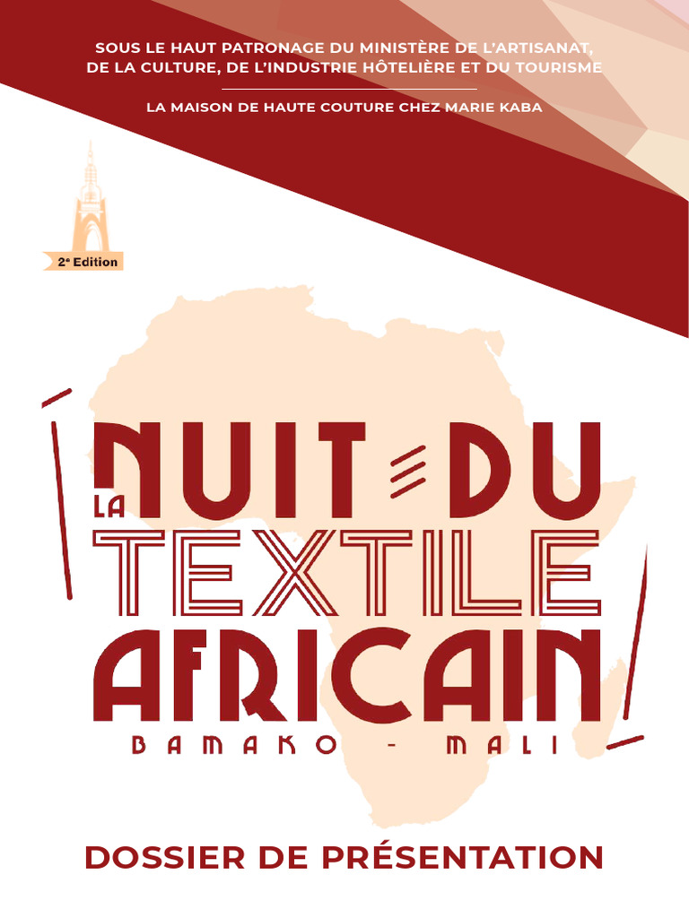 Nuit du Textile Africain 2025 à Bamako | PDF | Afrique | Réseautage social