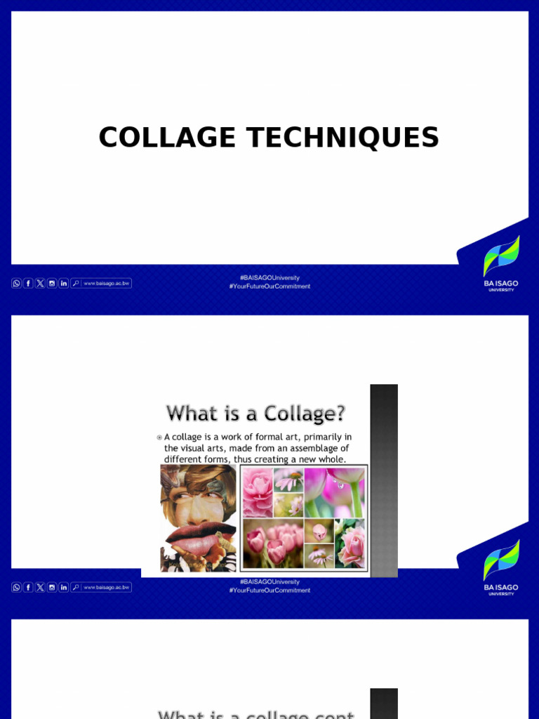 Collage, Mosaic and Modelling | PDF | Collage | Artistic Techniques