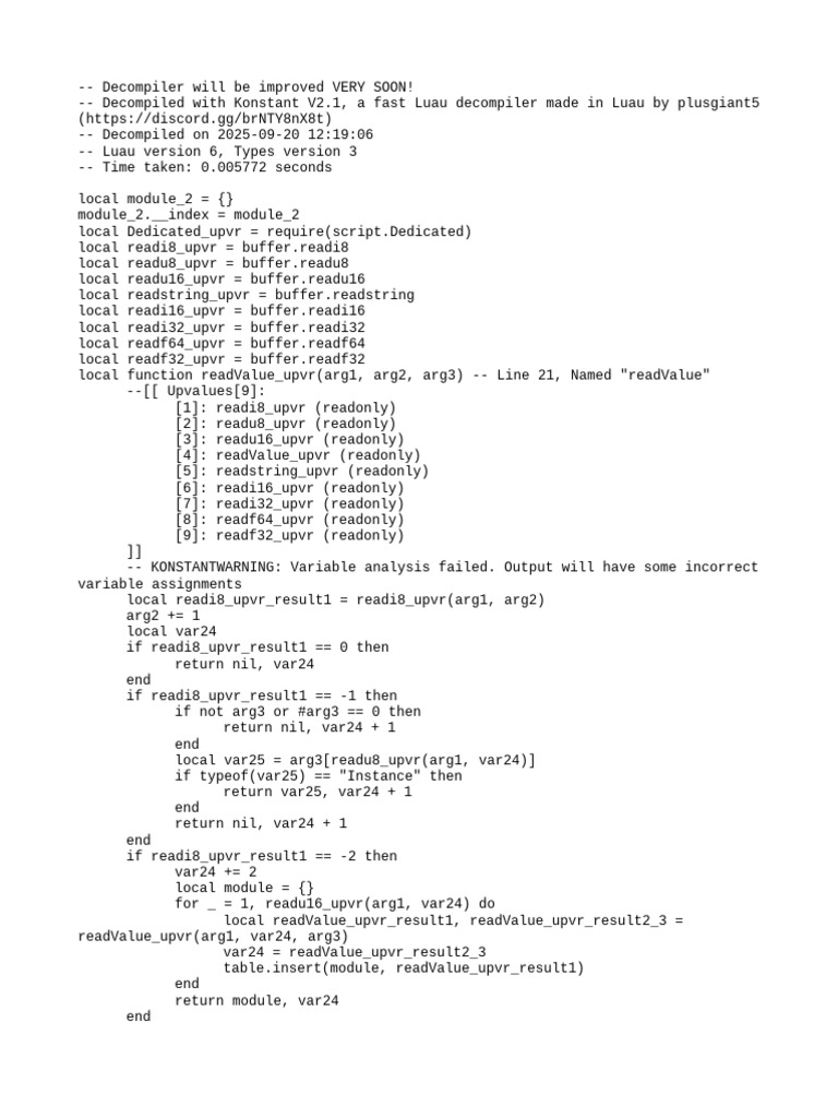Konstant V2.1 Decompiler Overview | PDF | Computer Programming ...