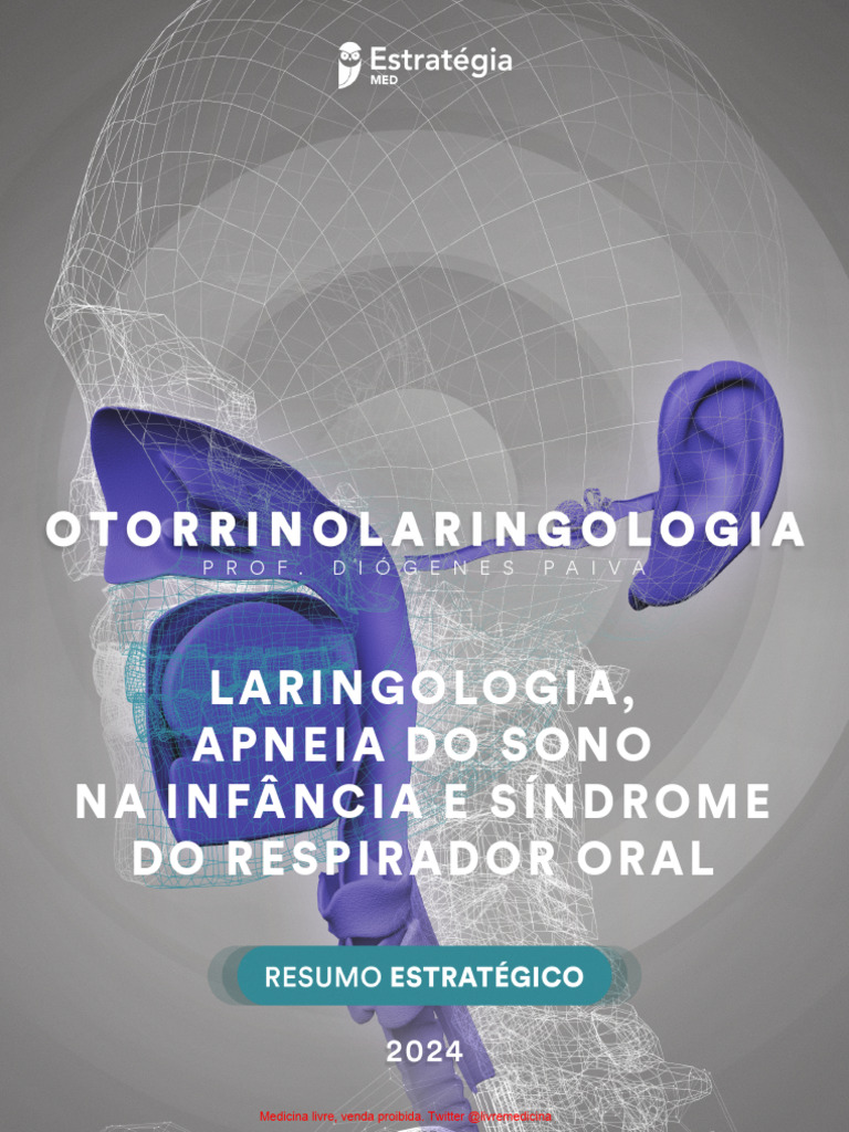 Apneia do Sono e Laringologia Infantil | PDF | Laringe | Apneia do sono