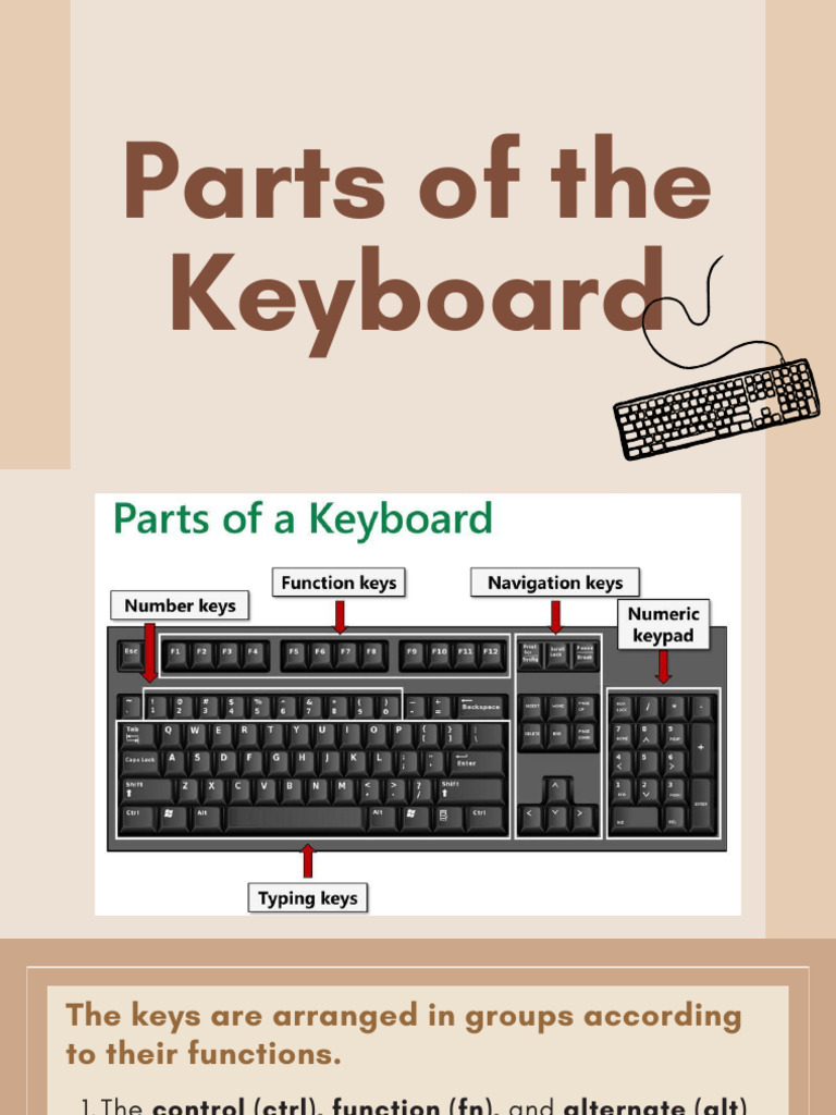 Functions of Keyboard Parts Explained | PDF