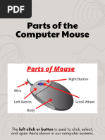 Mouse Parts and Functions Explained | PDF