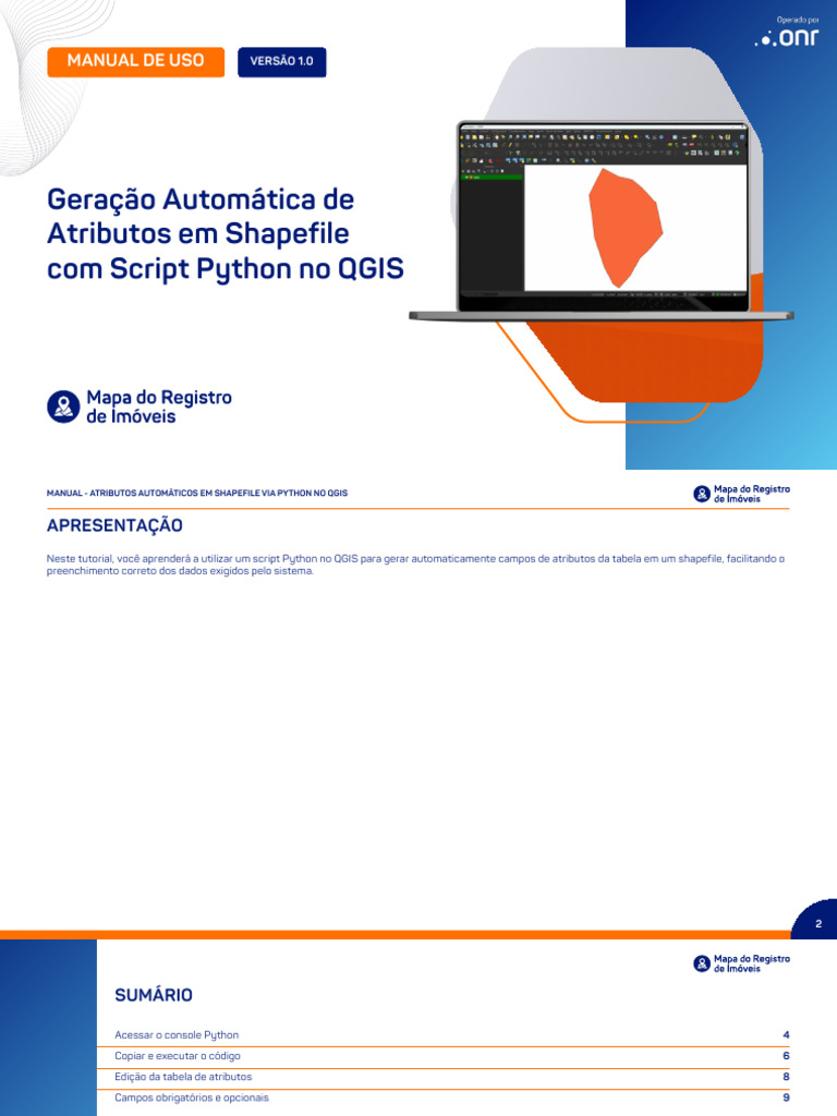 Atributos Automáticos em Shapefile QGIS | PDF | Python (linguagem de ...