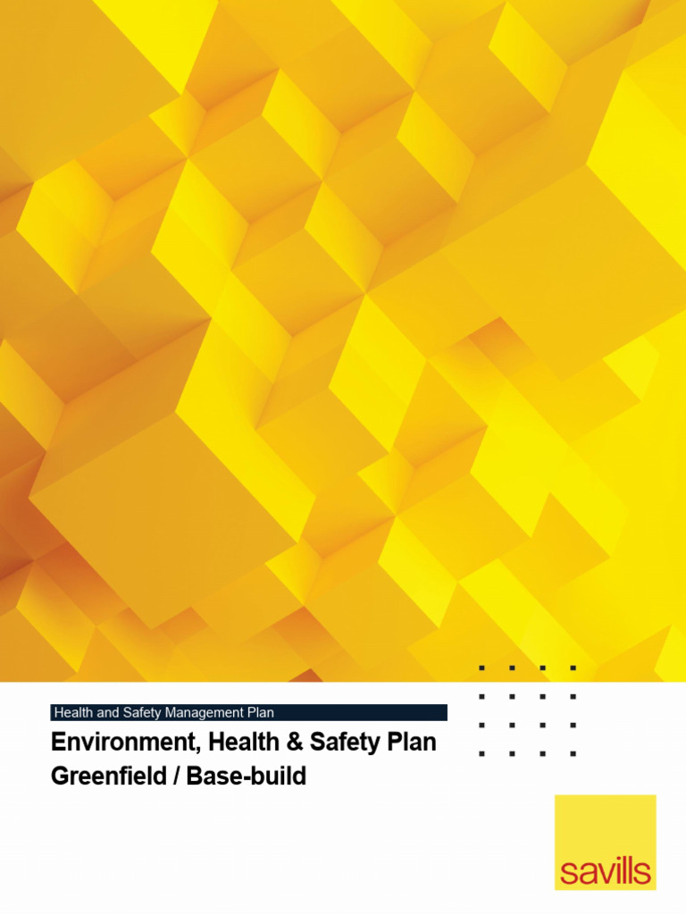 EHS Management Plan for Greenfield Projects | PDF | Occupational Safety ...