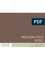 Web Analytics Part I