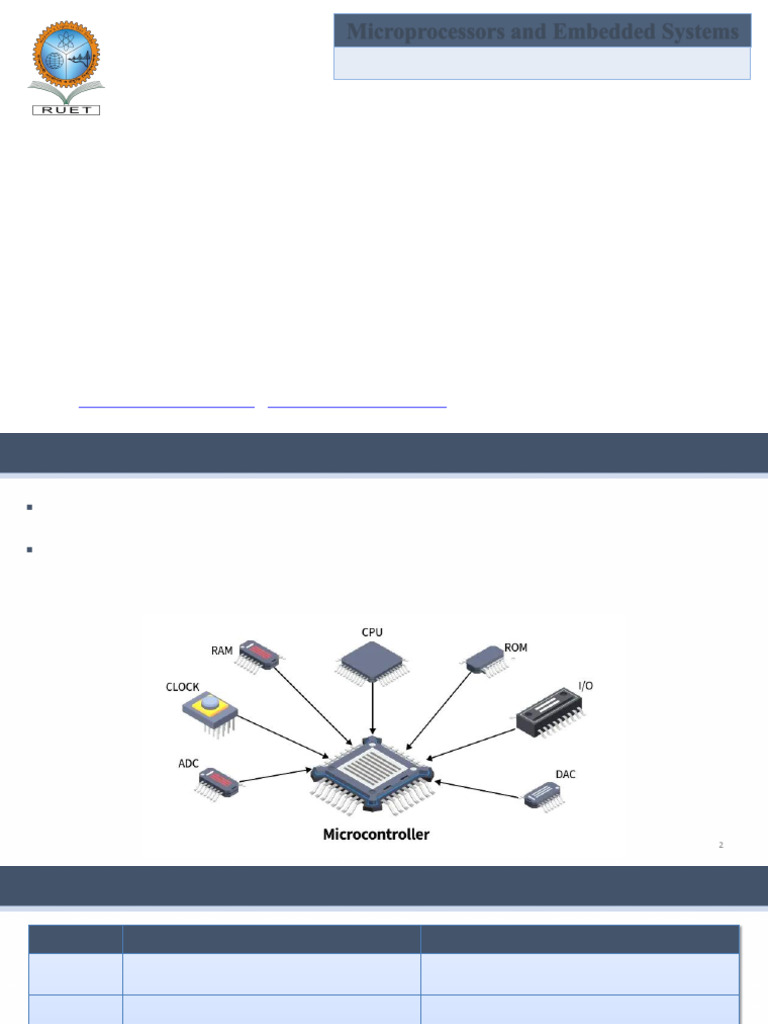 Microcontroller Basics & ATmega328p Overview | PDF | Microcontroller ...