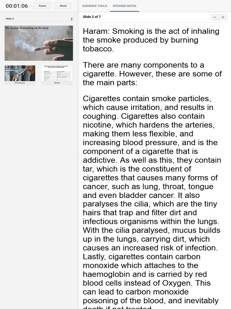 Effects of Smoking on Health | PDF