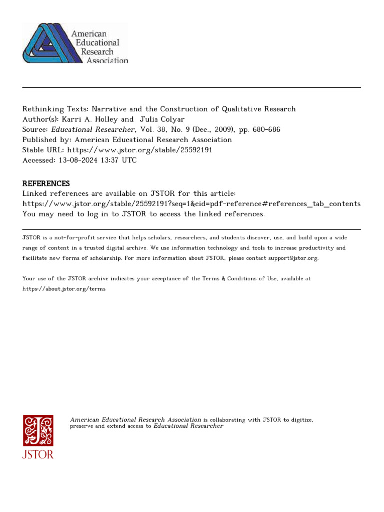 Narrative Theory in Qualitative Research | PDF | Narrative ...