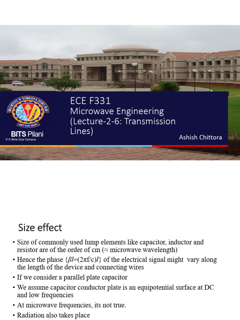 Microwave Engineering: Transmission Lines | PDF | Transmission Line ...