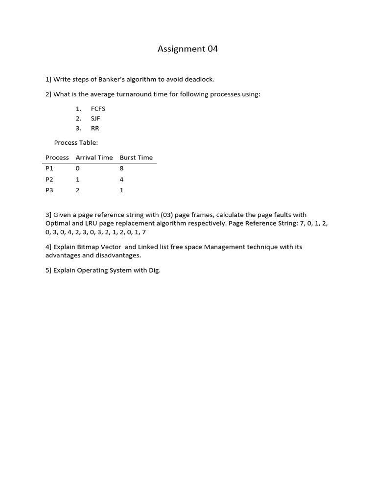 Assignment 04 & Assignment 05 | PDF