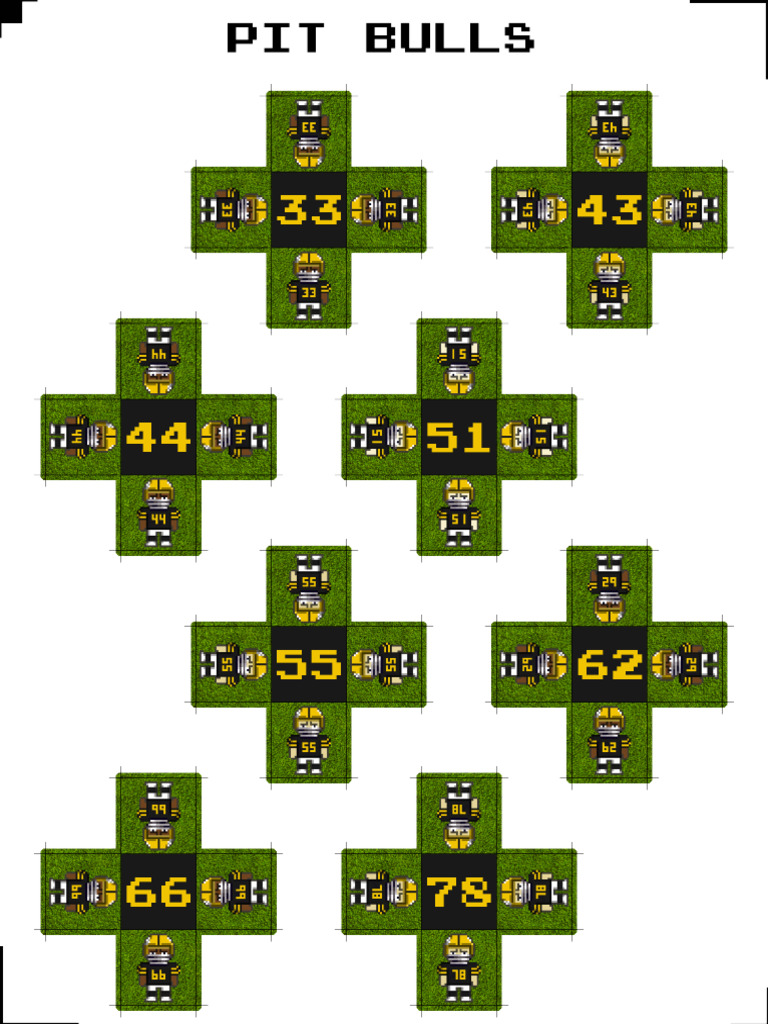 Pitbulls BlackandYellow Pixelblock | PDF
