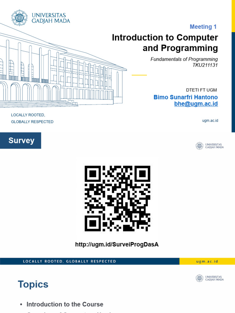 01-Intro To Computer and Programming - A | PDF | Operating System ...